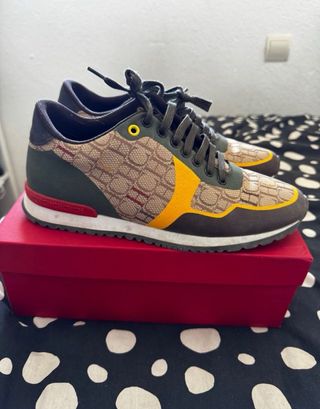 Zapatillas Carolina Herrera Mujer Beige/Marrón