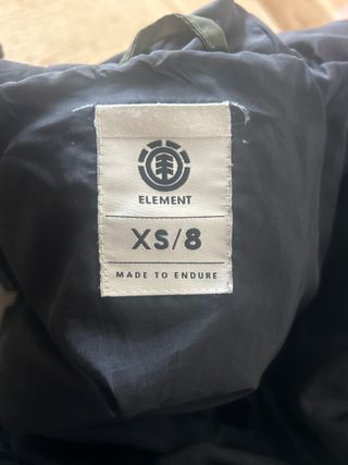 Cazadora Element Niño Talla XS