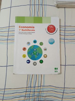 Libro de economía Tulibro de 1 bachillerato