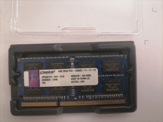 Memoria RAM Kingston 4GB DDR3 12800S Portátil