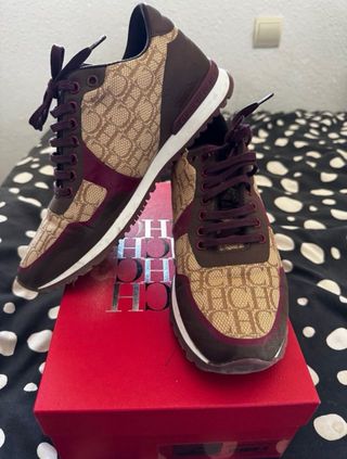 Zapatillas Carolina Herrera Mujer Beige/Marrón