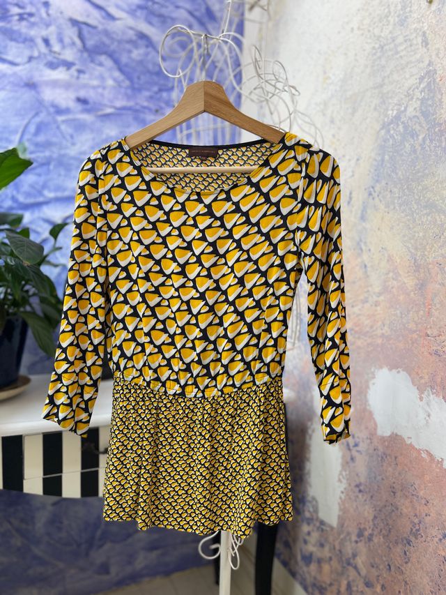 Top Adolfo Dominguez Amarillo Talla M