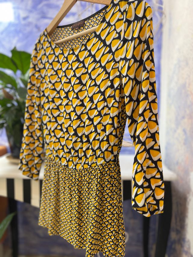 Top Adolfo Dominguez Amarillo Talla M