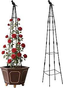 Traliccio da Giardino Obelisco Nero DA039