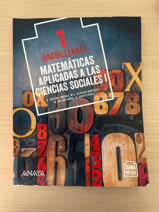 Matemáticas aplicadas a las Ciencias Sociales I.