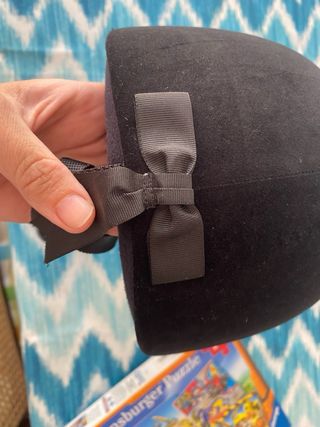 Casco de montar a caballo negro. Terciopelo.