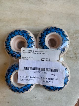 Ruedas skate 53mm