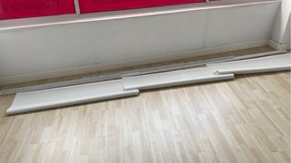 Tende scorrevoli bianche