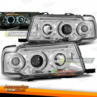 FAROS OJOS DE ÁNGEL CROMADOS se adapta a AUDI 80