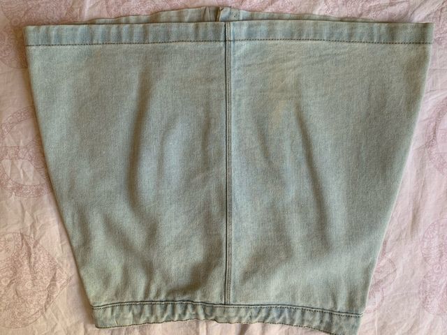 Falda vaquera Lefties corta con botones