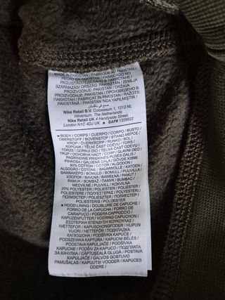 Sudadera básica verde de Nike