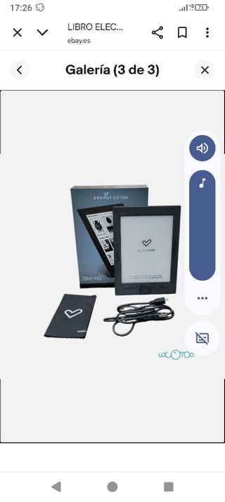 Libro Electrónico Energy Sistem Slim HD