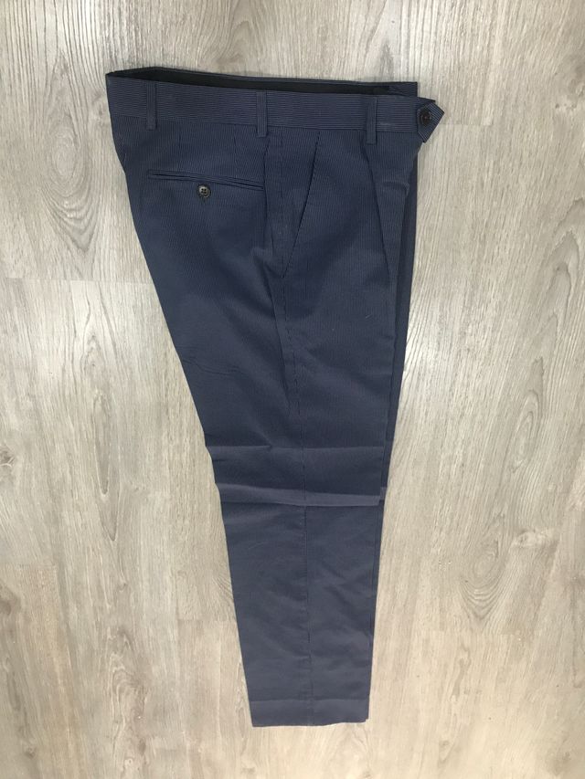 Traje Paul Smith The Byard rayas azul y gris T38