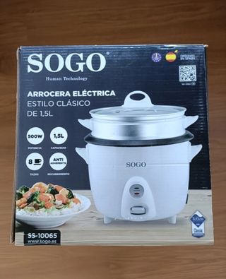 Olla Arrocera Eléctrica Sogo 1.5L Modelo SS-10065.