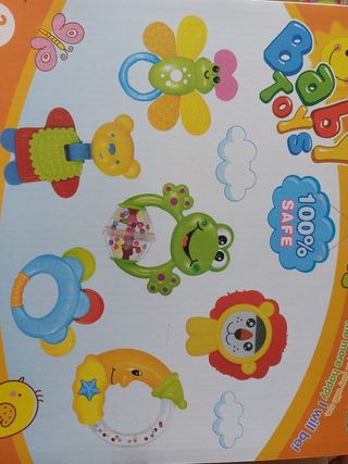 Set di giochi e sonagli per bambini con valigetta