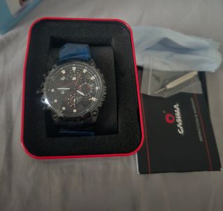 Reloj Casima Negro y Rojo