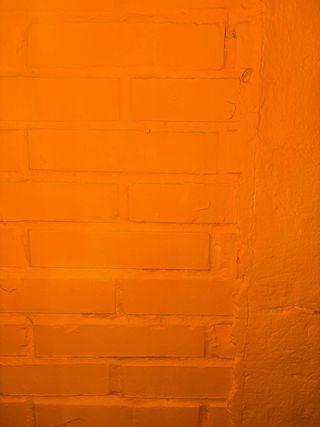 Pintura para pared naranja