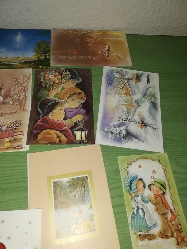 Lote 18 Postales Navideñas