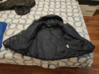 Abrigo Benetton niña azul talla 7/8