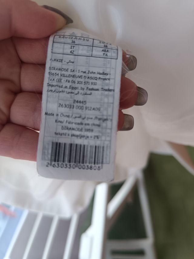 Abrigo blanco Pimkie mujer