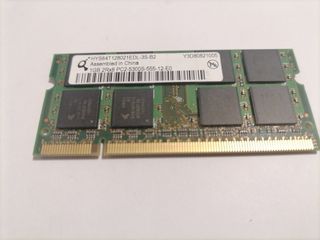 Memoria RAM Hynix 1GB DDR2 5300S Portátil