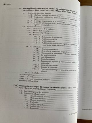 Terapia psicológica:Casos prácticos