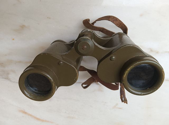 Prismáticos Guerra Civil Española Artillería