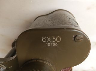 Prismáticos Guerra Civil Española Artillería