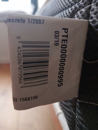 Colchón viscoelástico Aloe Vera