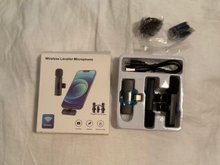 2 Micrófonos Lavalier Inalámbricos