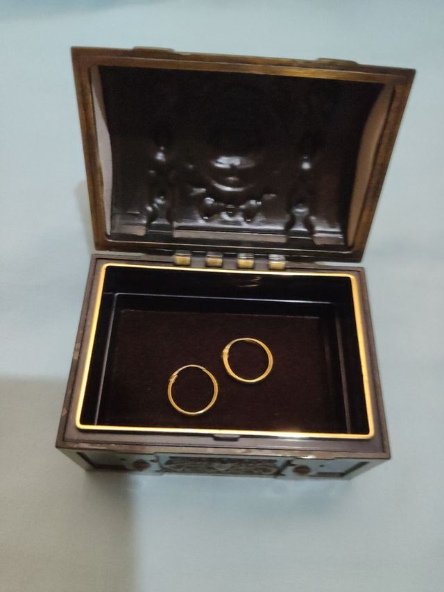 2 Argollas ORO 18k Auténticas