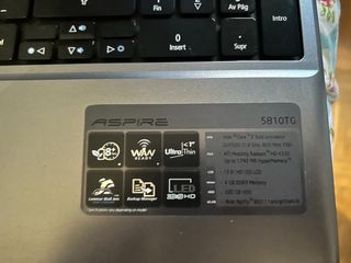 Portátil Acer Aspire 5810 TG Negro