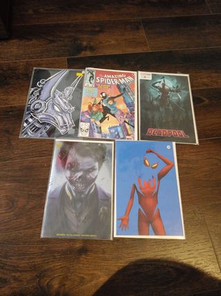 5 COMICS DE IMPORTANCION PORTADA ESPECIALES 
