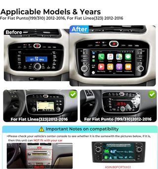 Autoradio Android Fiat Punto Linea Nuova 260€