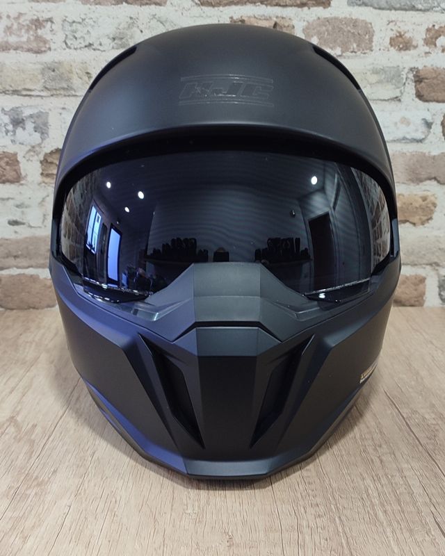 Casco HJC i20 Negro talla XS + Pantalla Ahumada