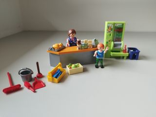 Playmobil 4327 Cantina colegio con Vendedor y niño
