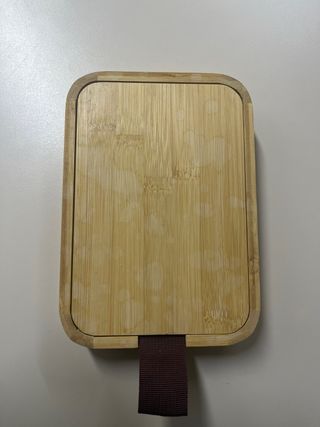Joyero de madera con espejo