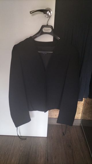 Americana negra mujer talla 42