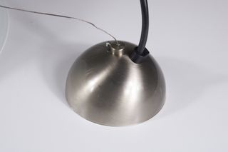 Lampada sospesa Rossini nichel e vetro 40cm
