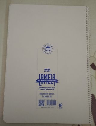Libreta tamaño folio marca Lamela 3mm