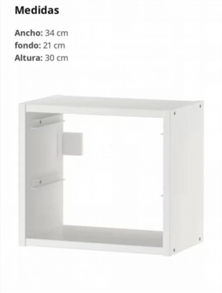 2 mensole pensili IKEA TROFAST - bianche