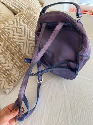 Mochila Moschino Morada Brillante