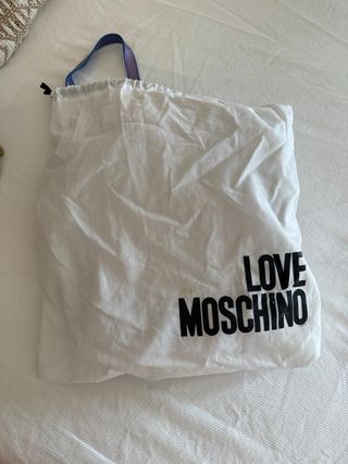 Mochila Moschino Morada Brillante