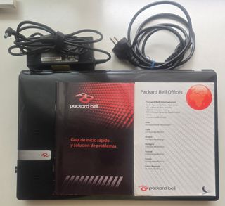 Portátil Packard Bell  15,6 pulgadas Negro con DVD