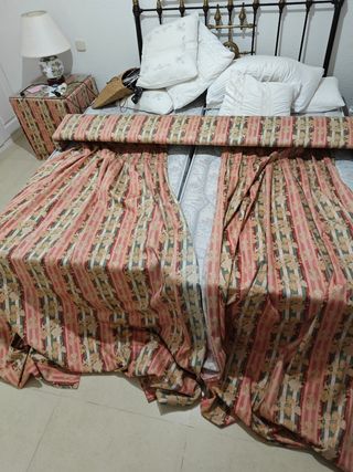 Cortinas de tela para habitación