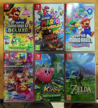 Juegos Nintendo Switch precio unidad