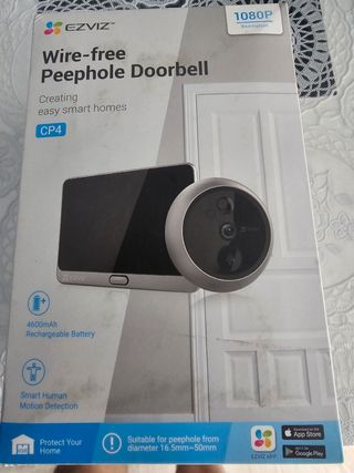 Videoportero EZVIZ CP4 Inalámbrico 1080P