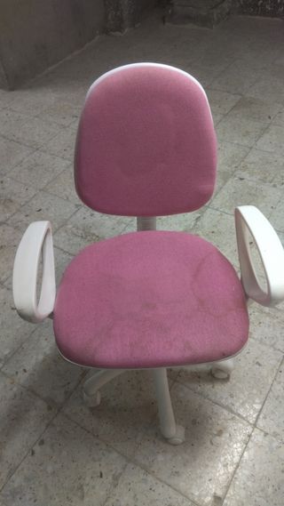 Silla de escritorio rosa
