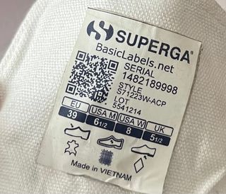 Superga Scarpe Donna Pelle Bianche Tg 39