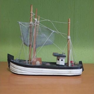 Maqueta Barco Pesquero Madera